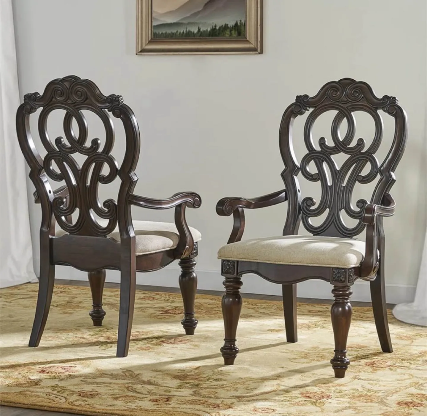 Ornate Armchair - Elegant Design thumbnail