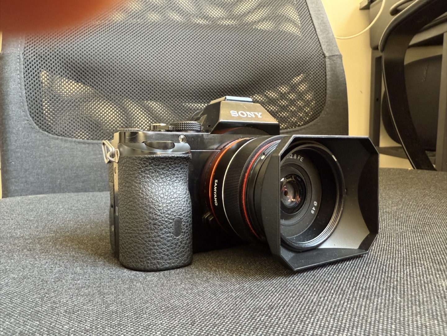 Sony Alpha 7 Camera with 35mm Lens and 18-55 mm sony lens
