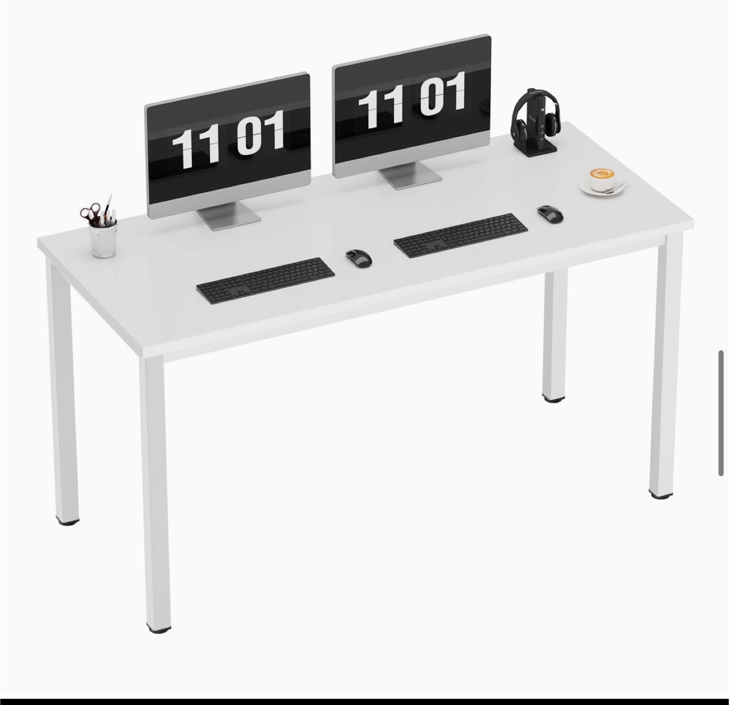 White Desk 55.1 in x 23.6 in - photo 3