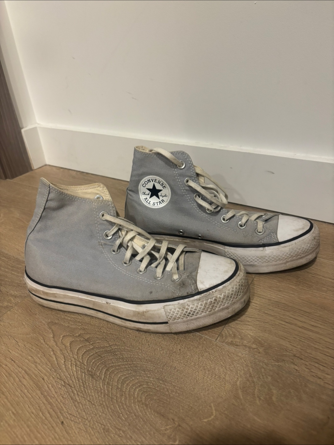 Converse Chuck Taylor All Star High Tops - Grey - photo 3