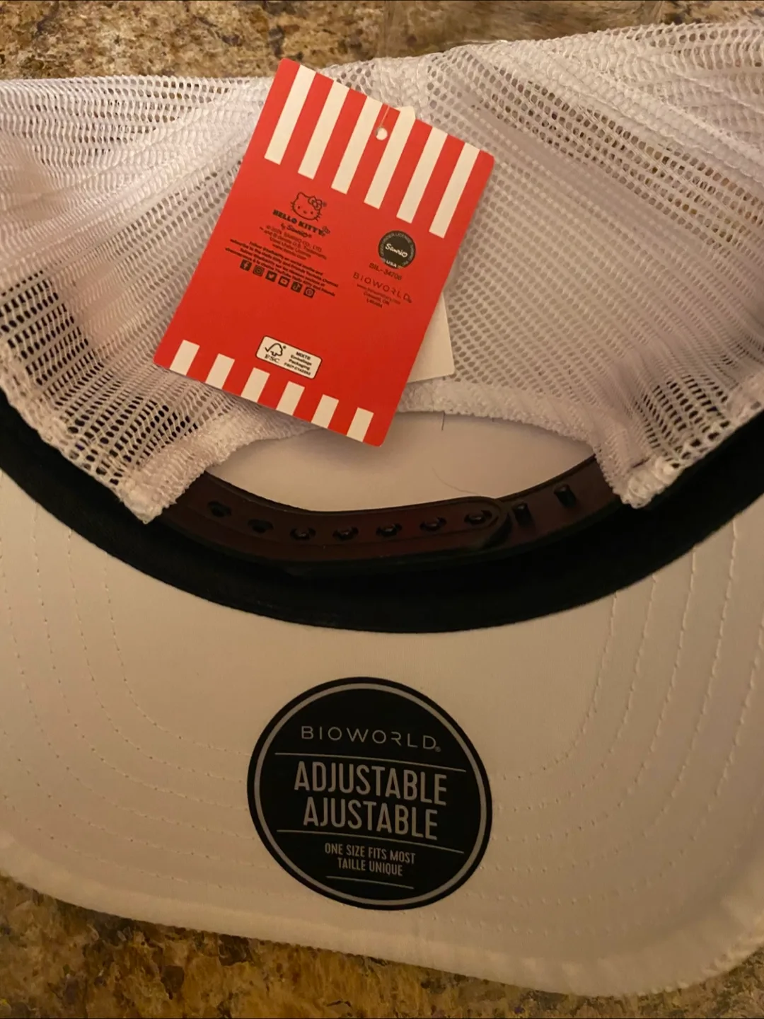 New Hello Kitty Adjustable Baseball Cap image indicator(2)