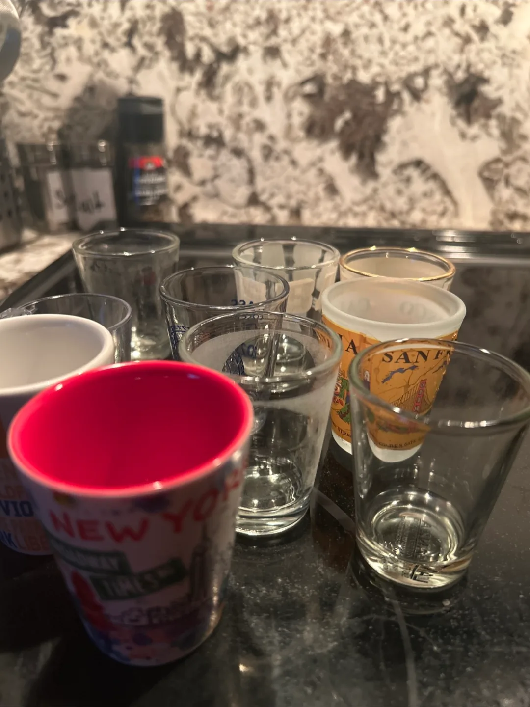 9 Souvenir Shot Glasses thumbnail