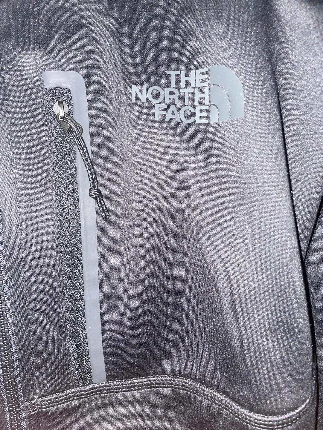 Black north face zip up image indicator(2)