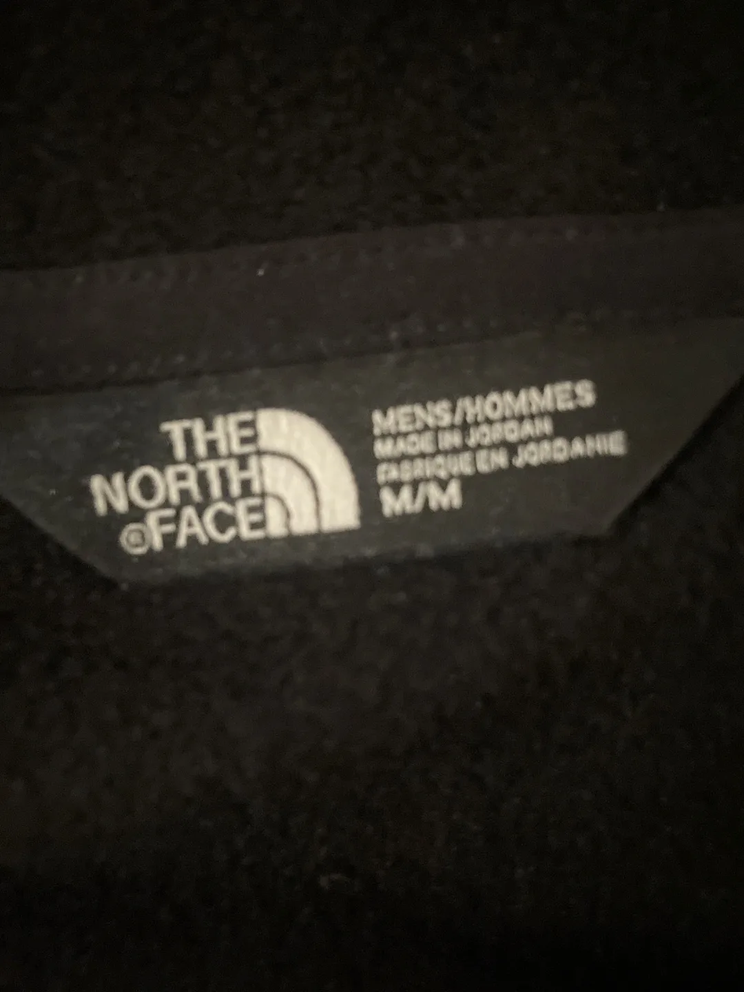 Black north face zip up image indicator(3)