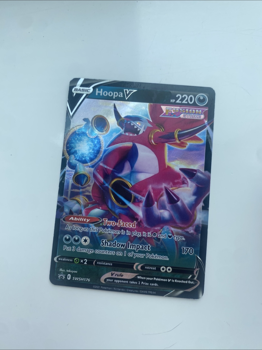 Hoopa V Pokemon Card