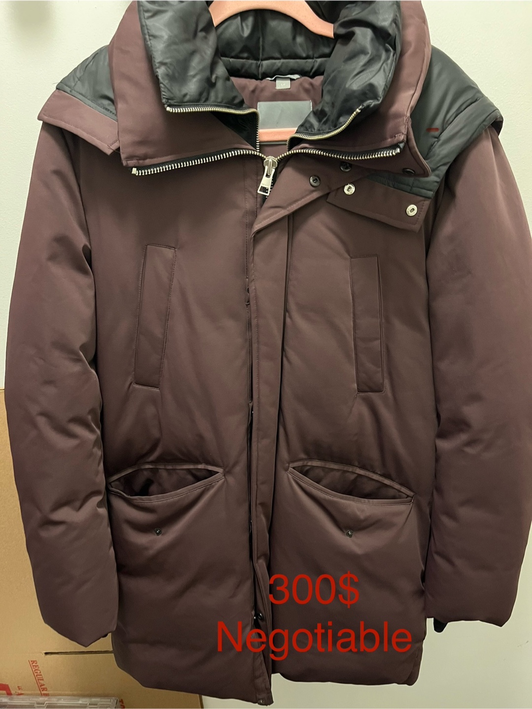 SIOA & KYO - Burgundy Winter Parka