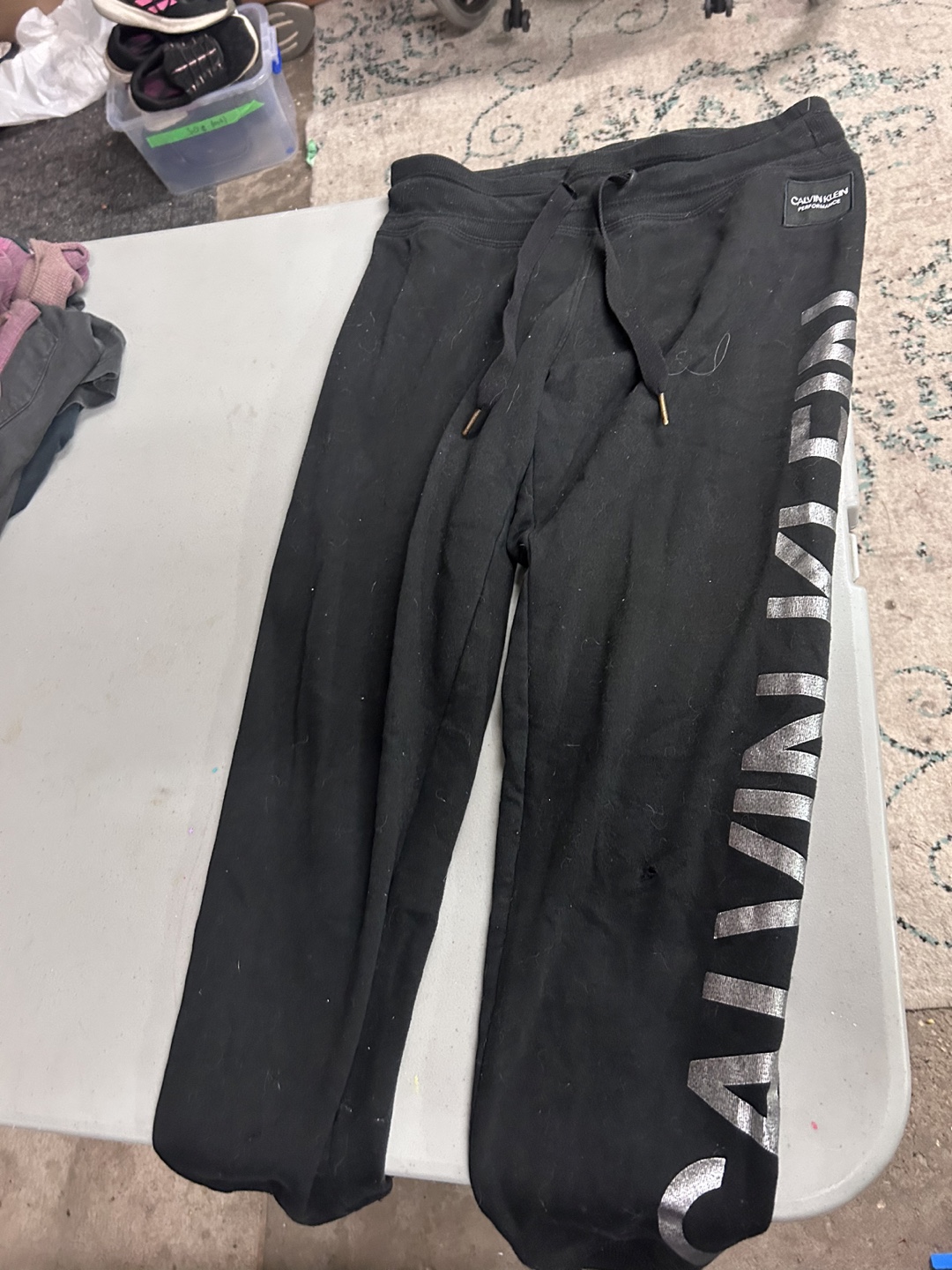Calvin Klein Performance Black Joggers - Size S