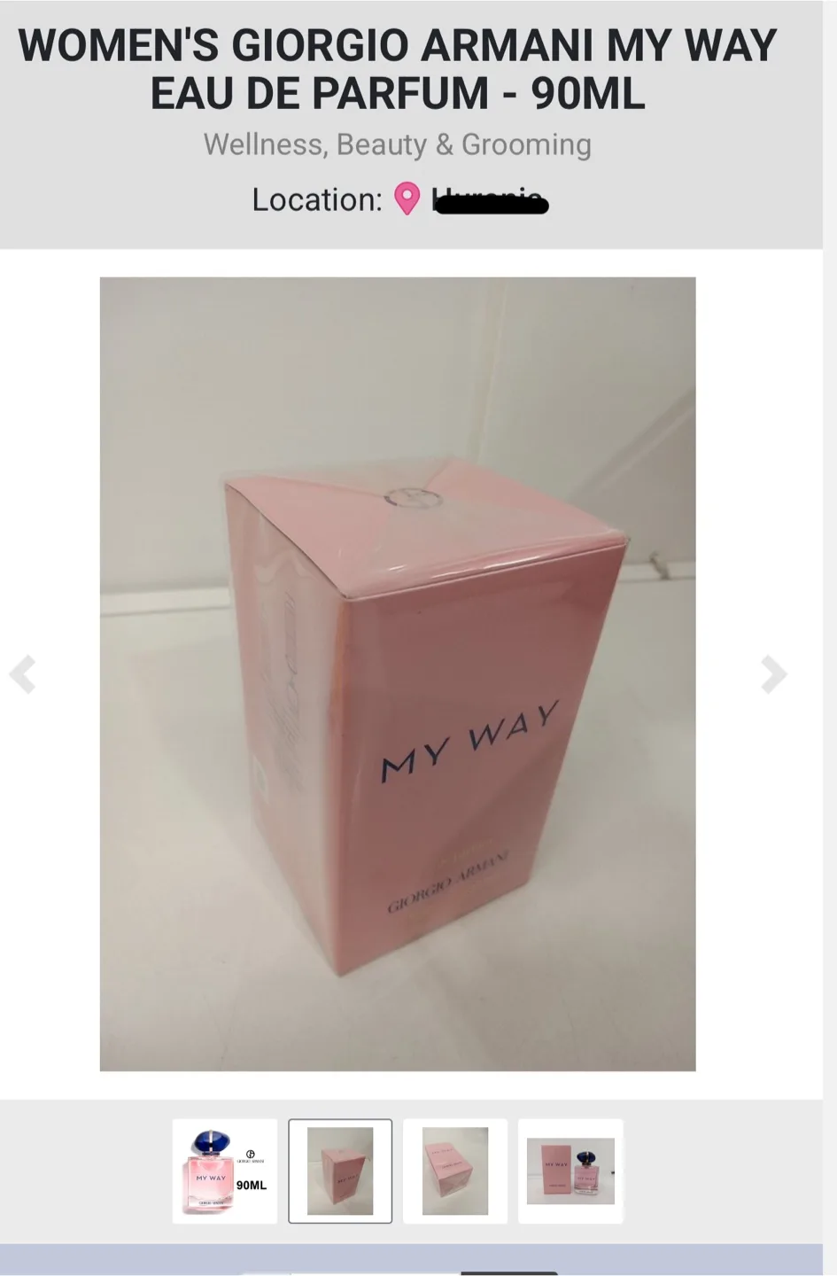 Giorgio Armani My Way Eau de Parfum 90ml image indicator(3)