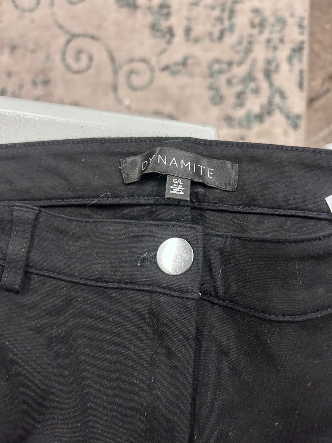 Dynamite Black Pants Size Large - photo 2