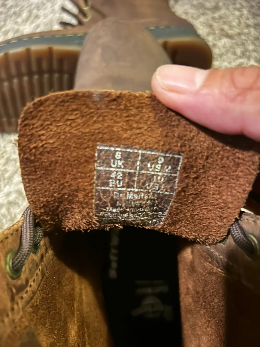 Dr. Martens Brown Leather Boots US Men's 9 image indicator(4)