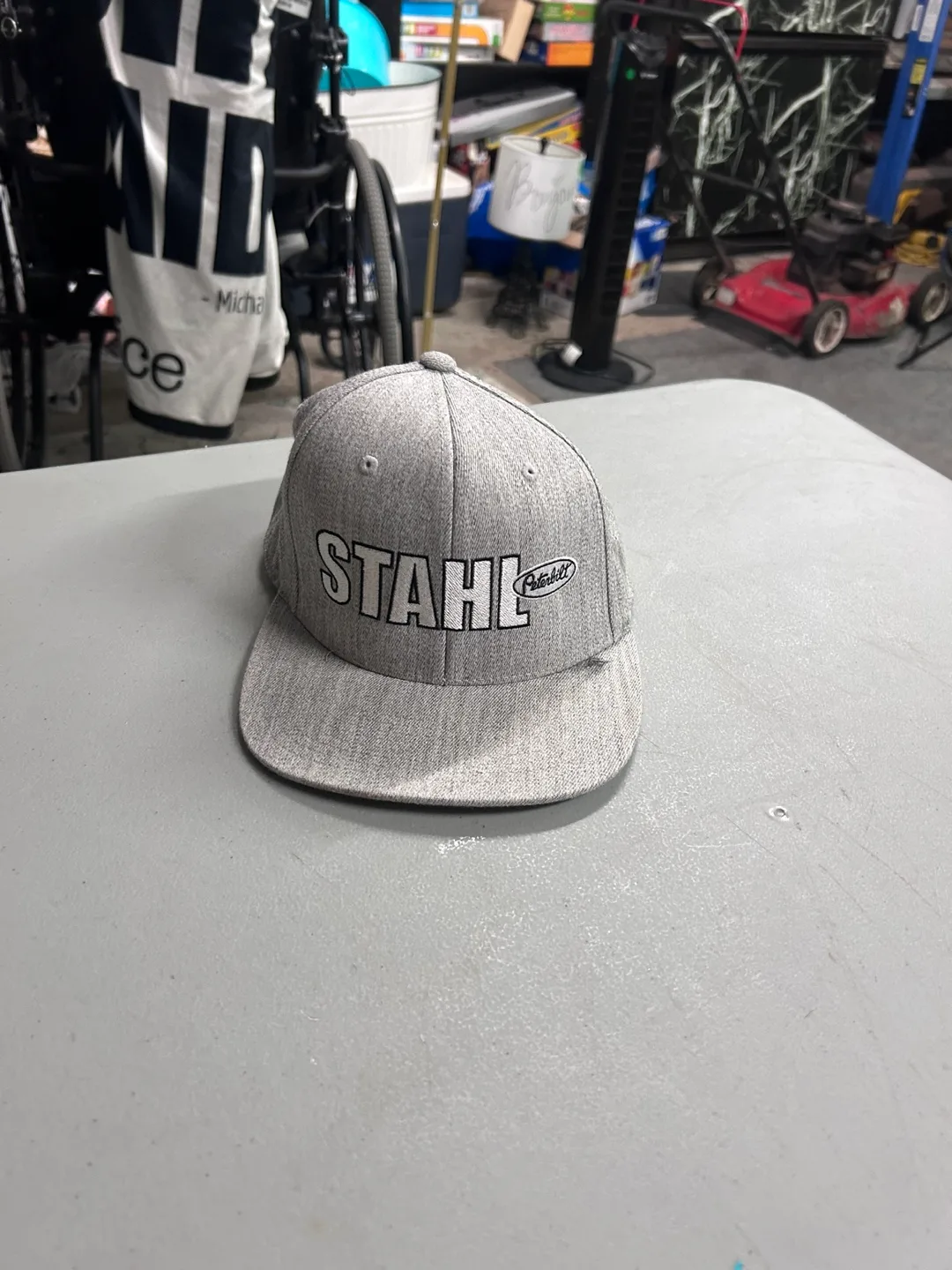 Stahl Peterbilt Hat - Grey thumbnail