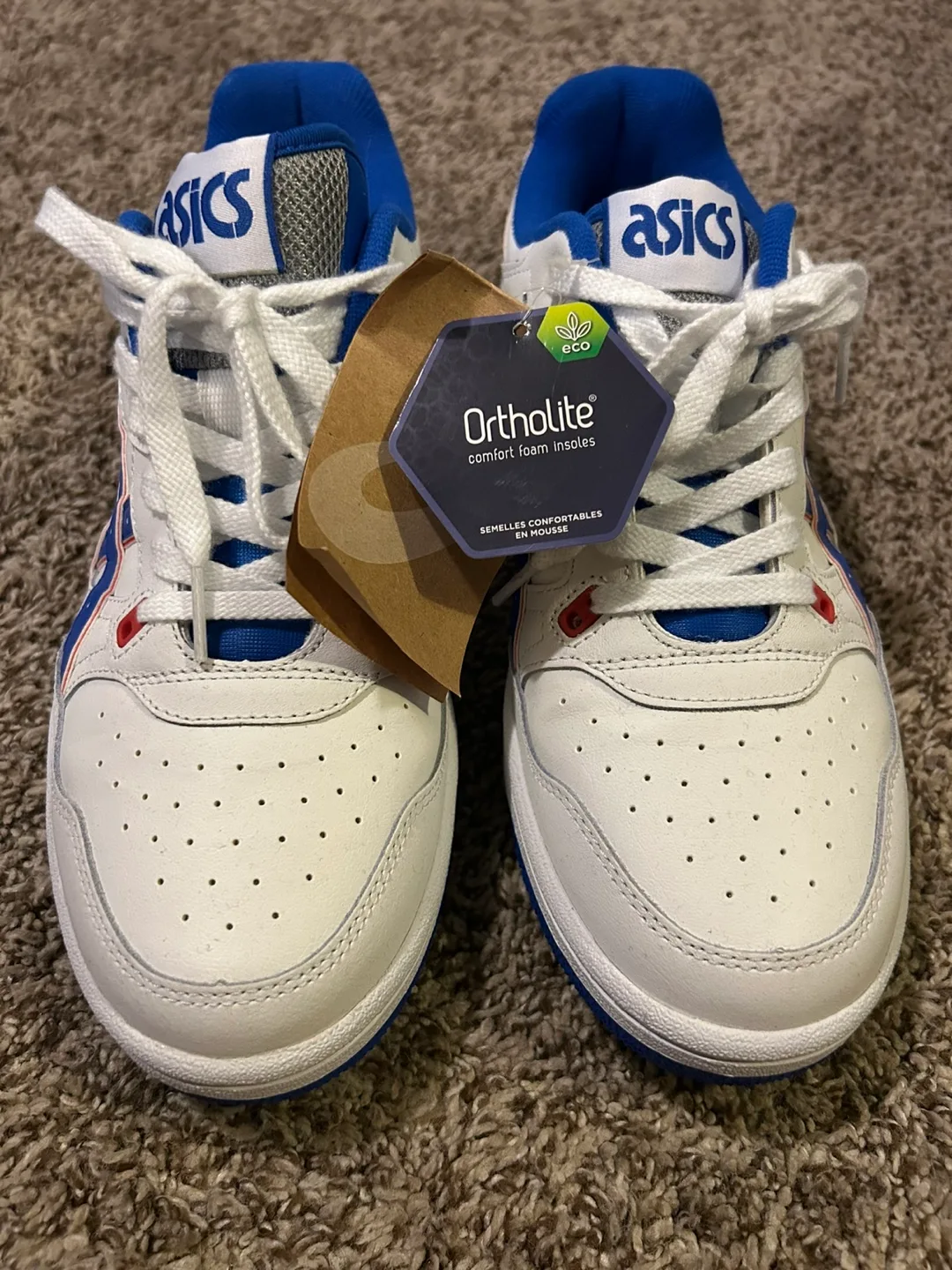 Asics Court M White/Blue, US 8.5 New