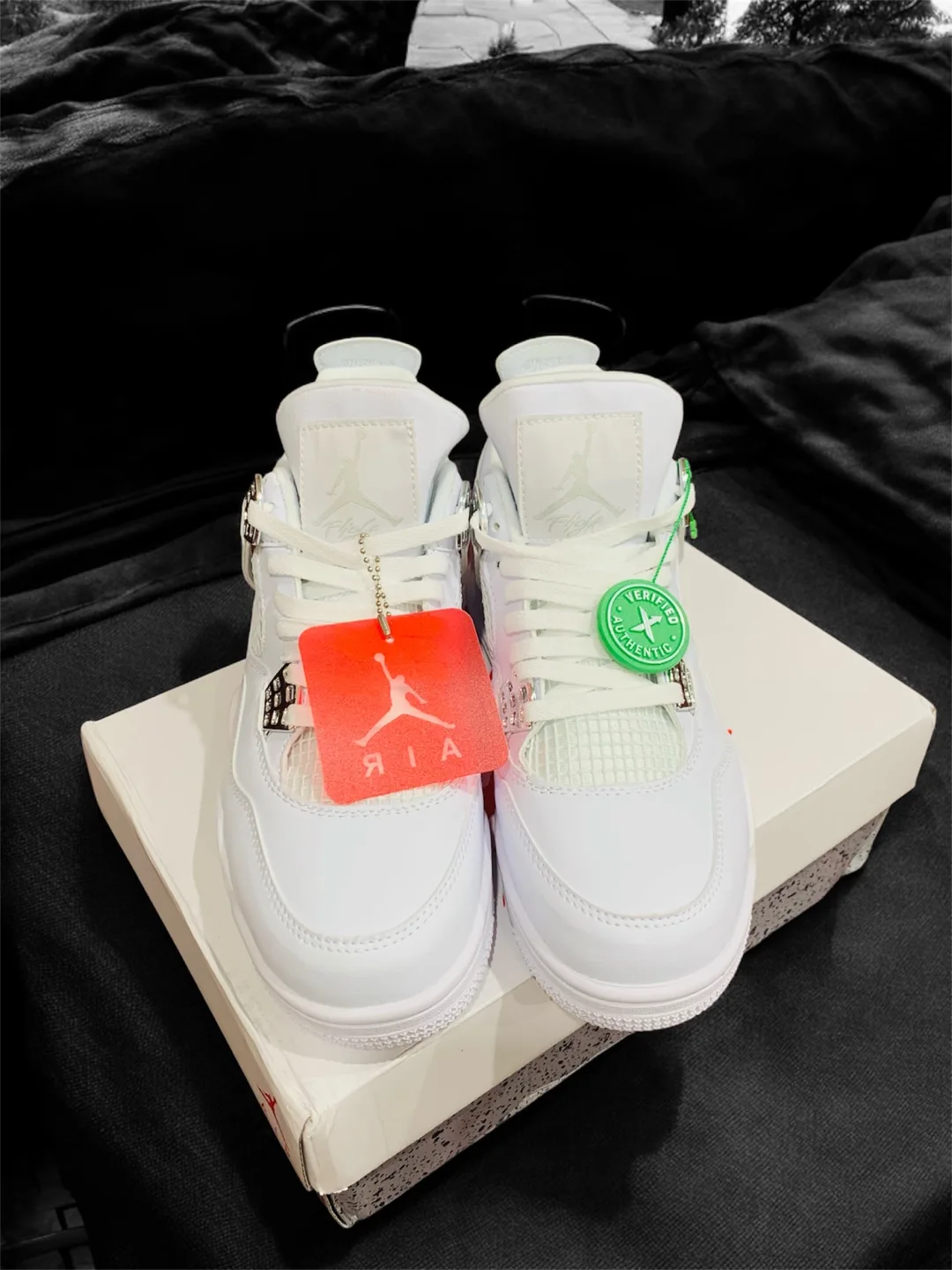 New Air Jordan 4 Retro Pure money image indicator(2)
