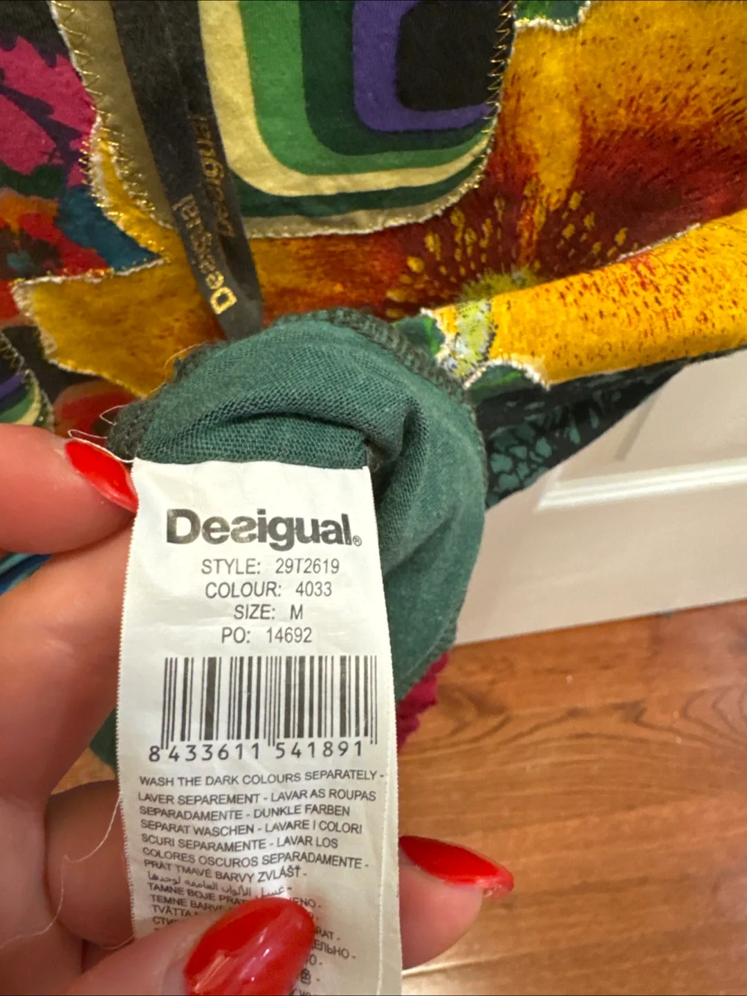 Desigual Rainbow T-Shirt, Size medium image indicator(4)