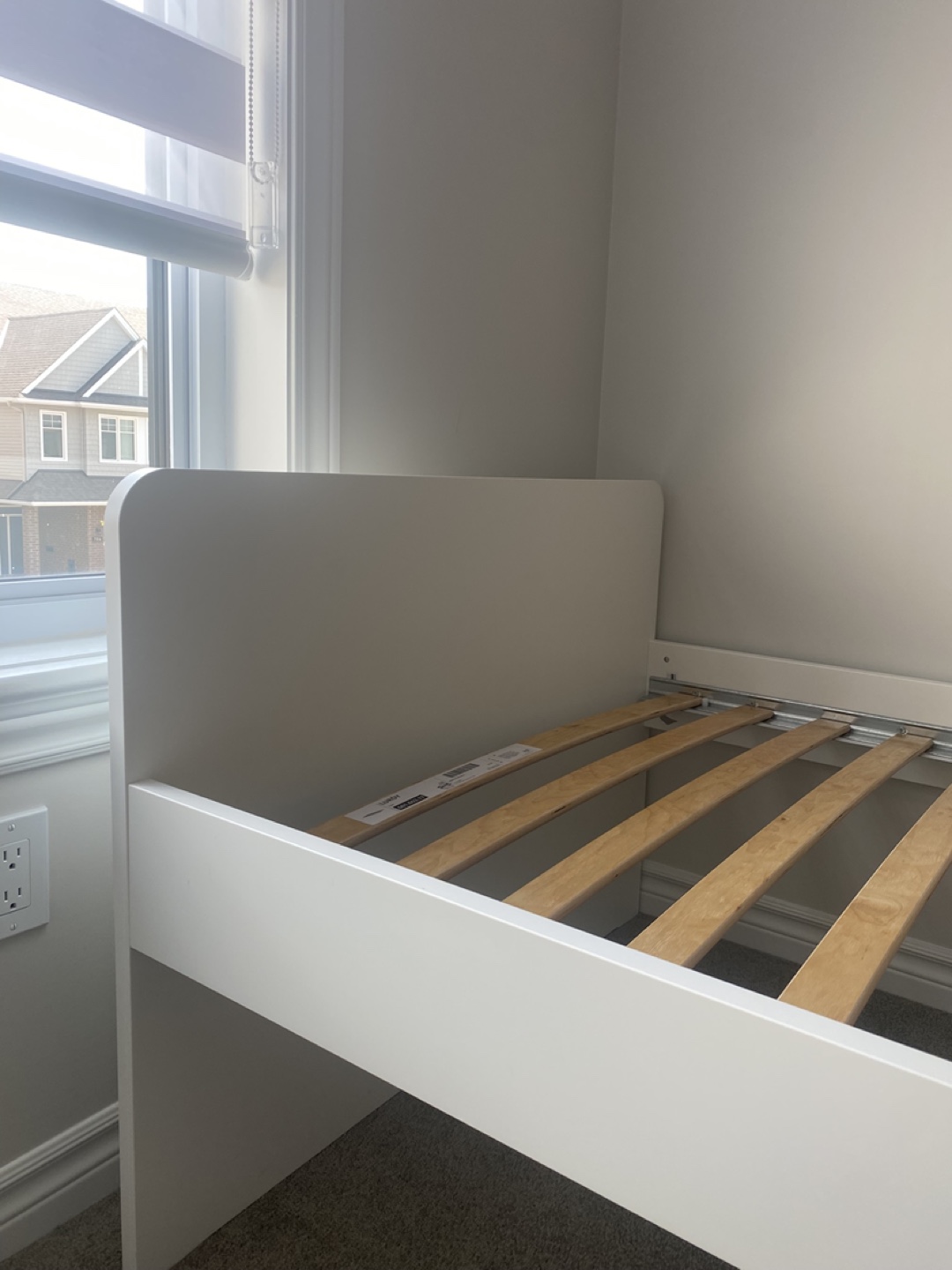 IKEA SLÄKT White Twin Bed Frame - photo 2