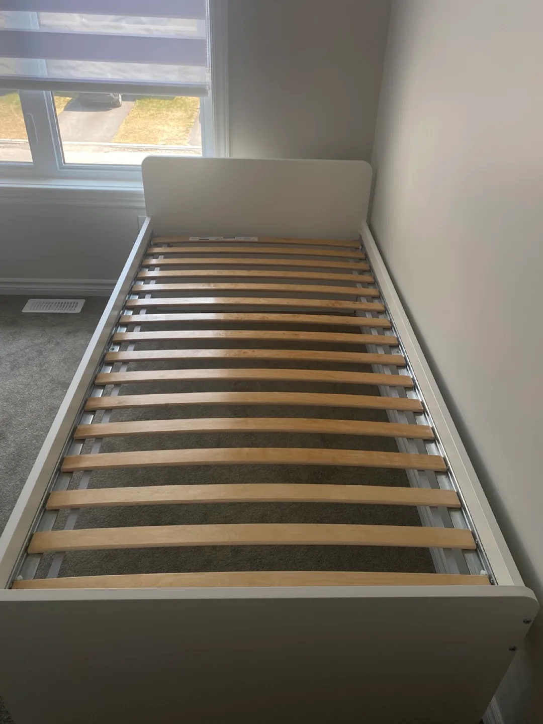 IKEA SLÄKT White Twin Bed Frame image indicator(4)