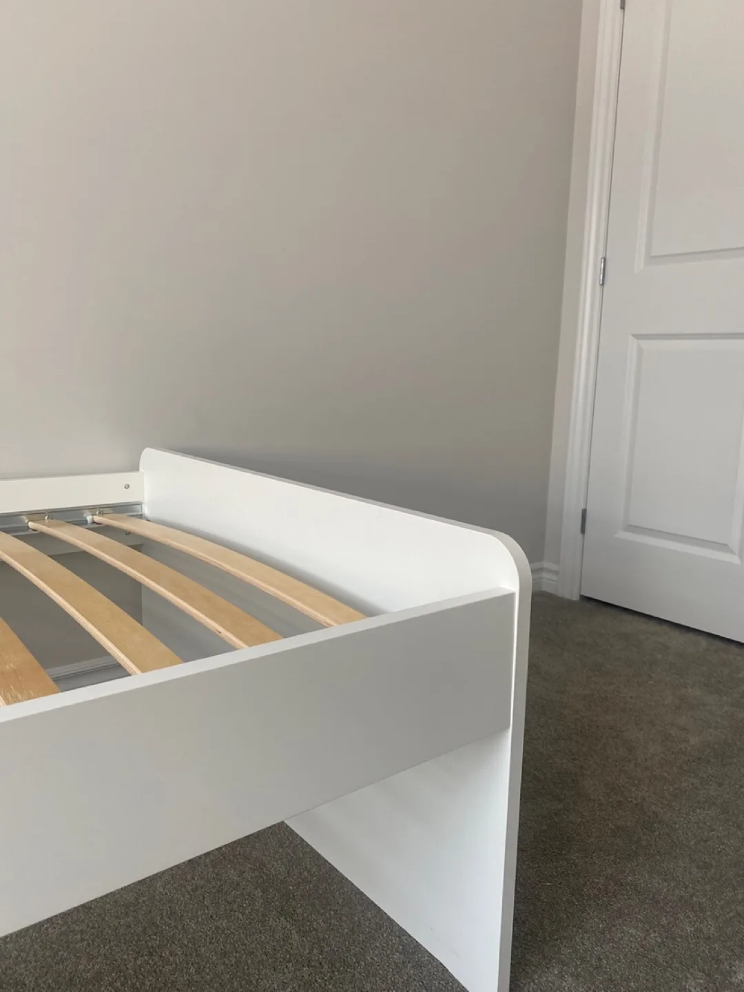 IKEA SLÄKT White Twin Bed Frame image indicator(3)