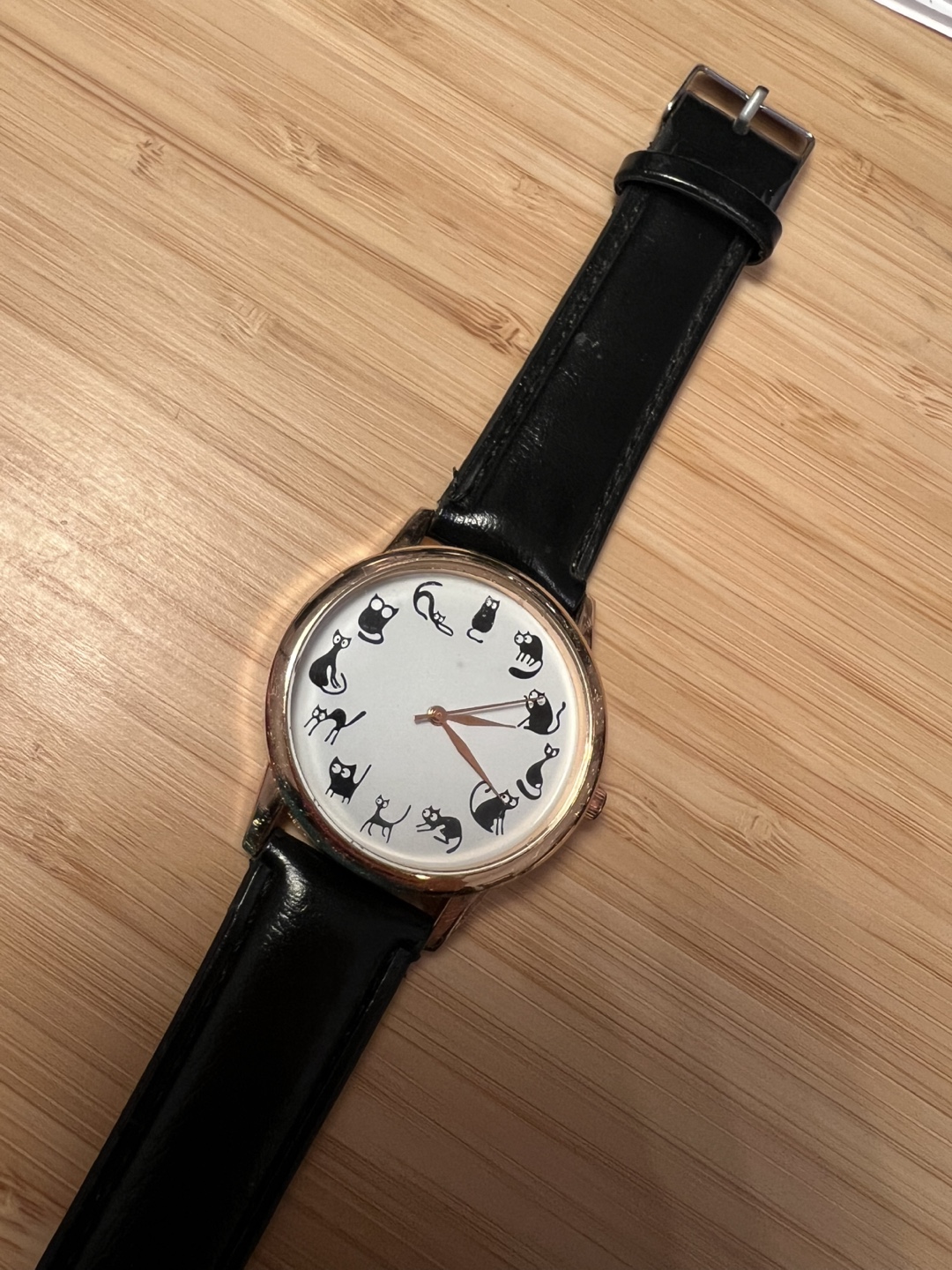 Brand New Cat Watch with Leather Band - photo 2