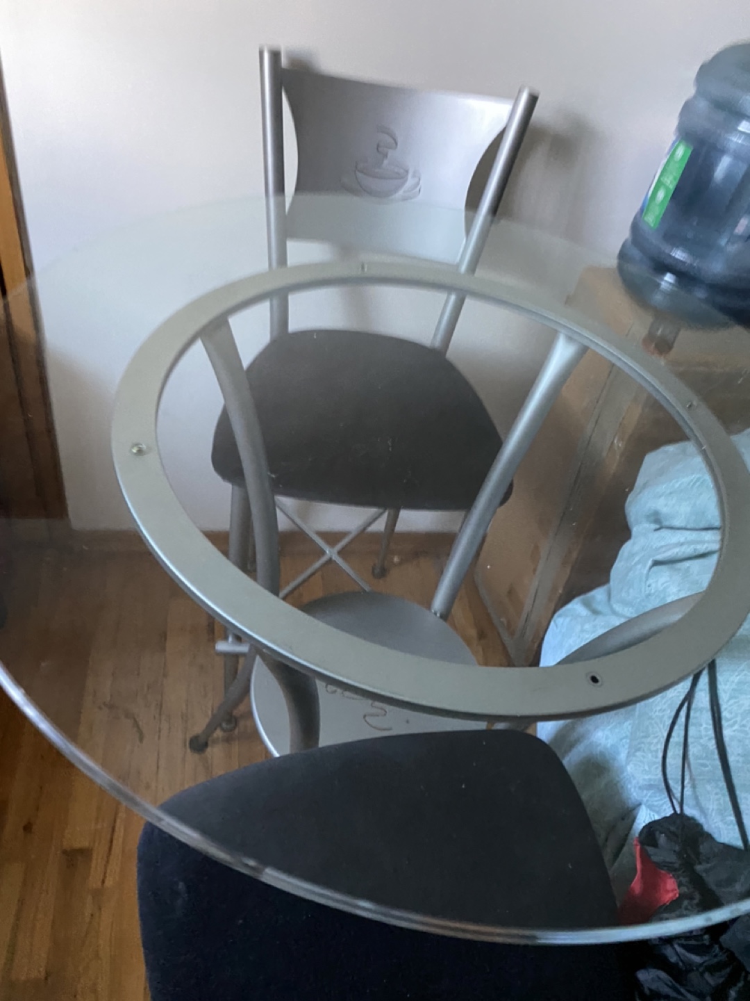 Glass Top Table with 2 Chairs - photo 4