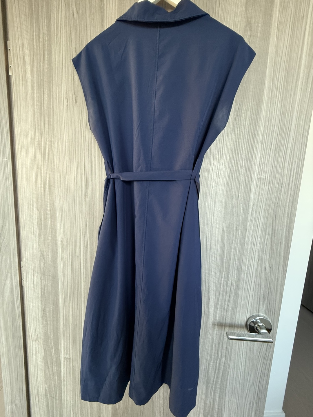 Fashion Navy Blue Dress - Size L - photo 2