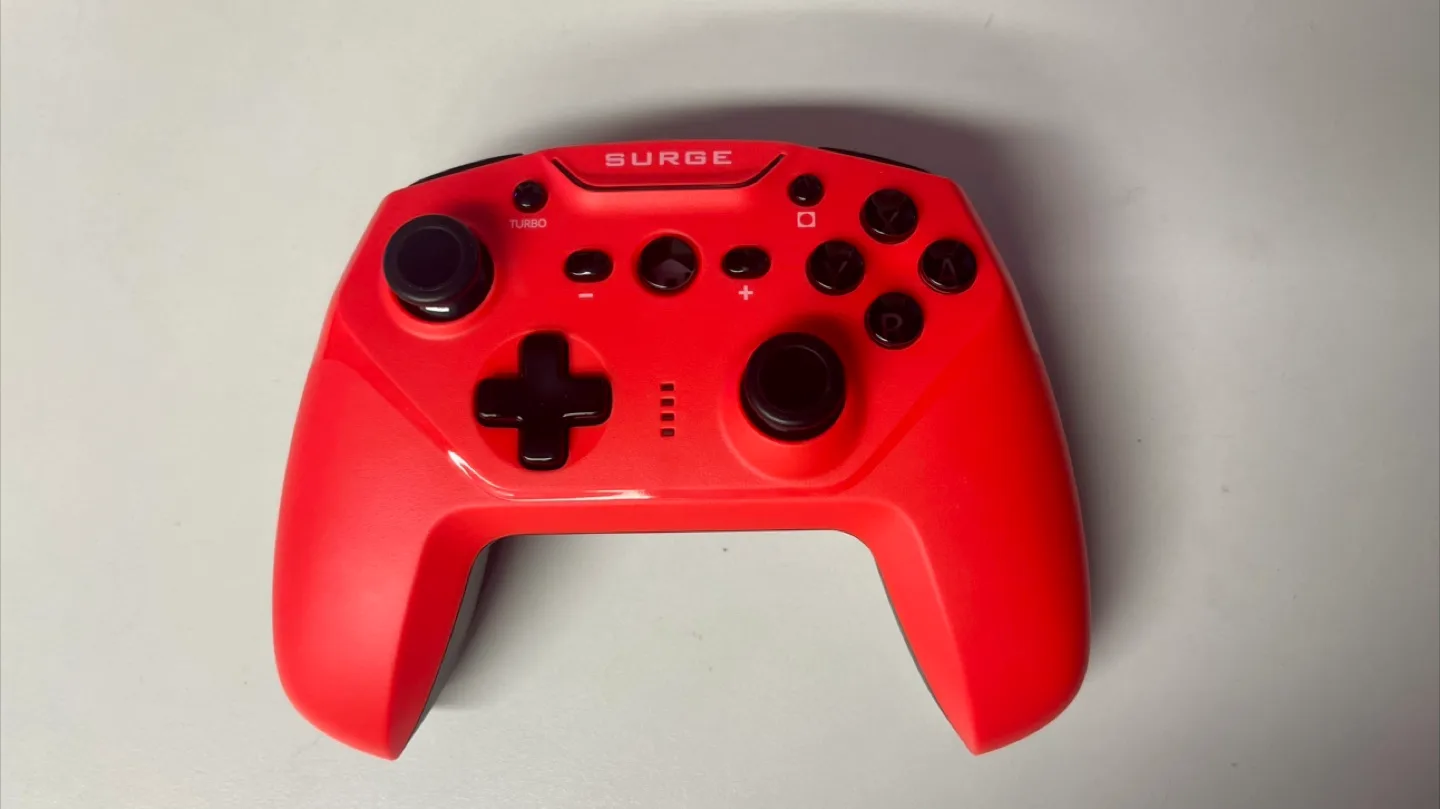 New - Surge Switchpad Wireless Pro Controller - Red 🧡 image indicator(3)