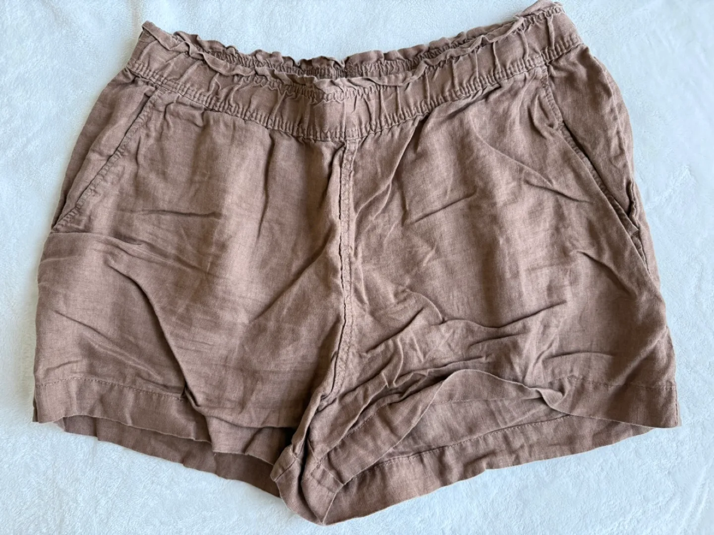 H&M Linen Blend Shorts & Tank Set - Size M thumbnail