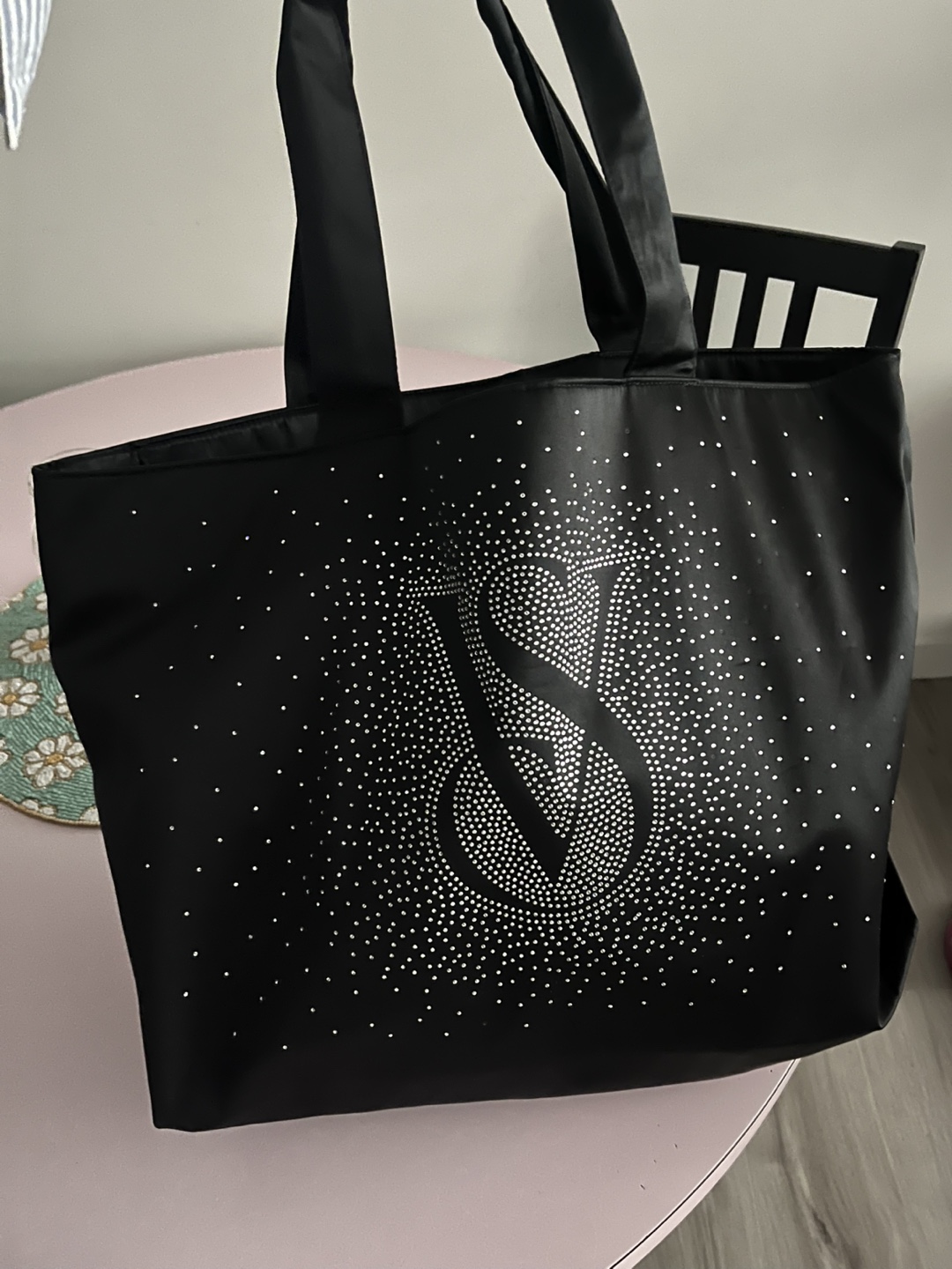 Victoria's Secret Black Tote Bag