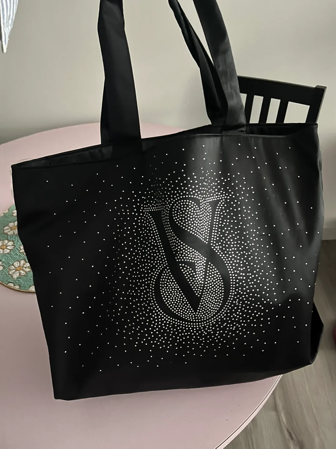 Victoria's Secret Black Tote Bag