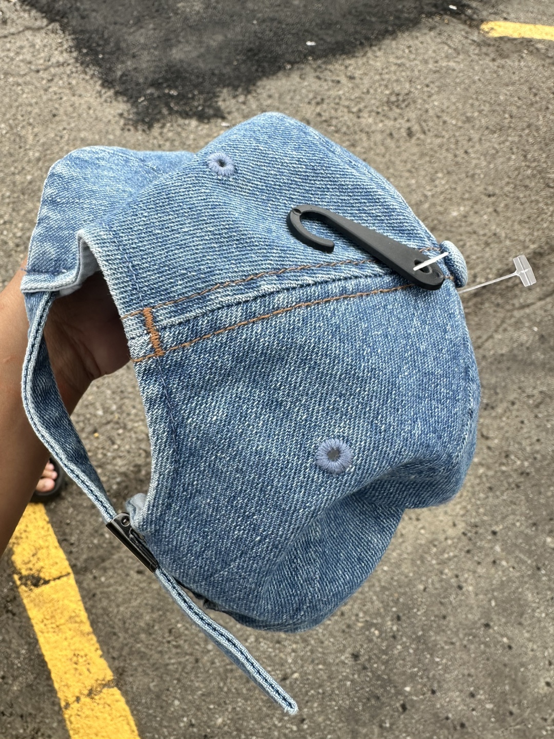 Calvin Klein Jeans Denim Baseball Cap - One Size - photo 2