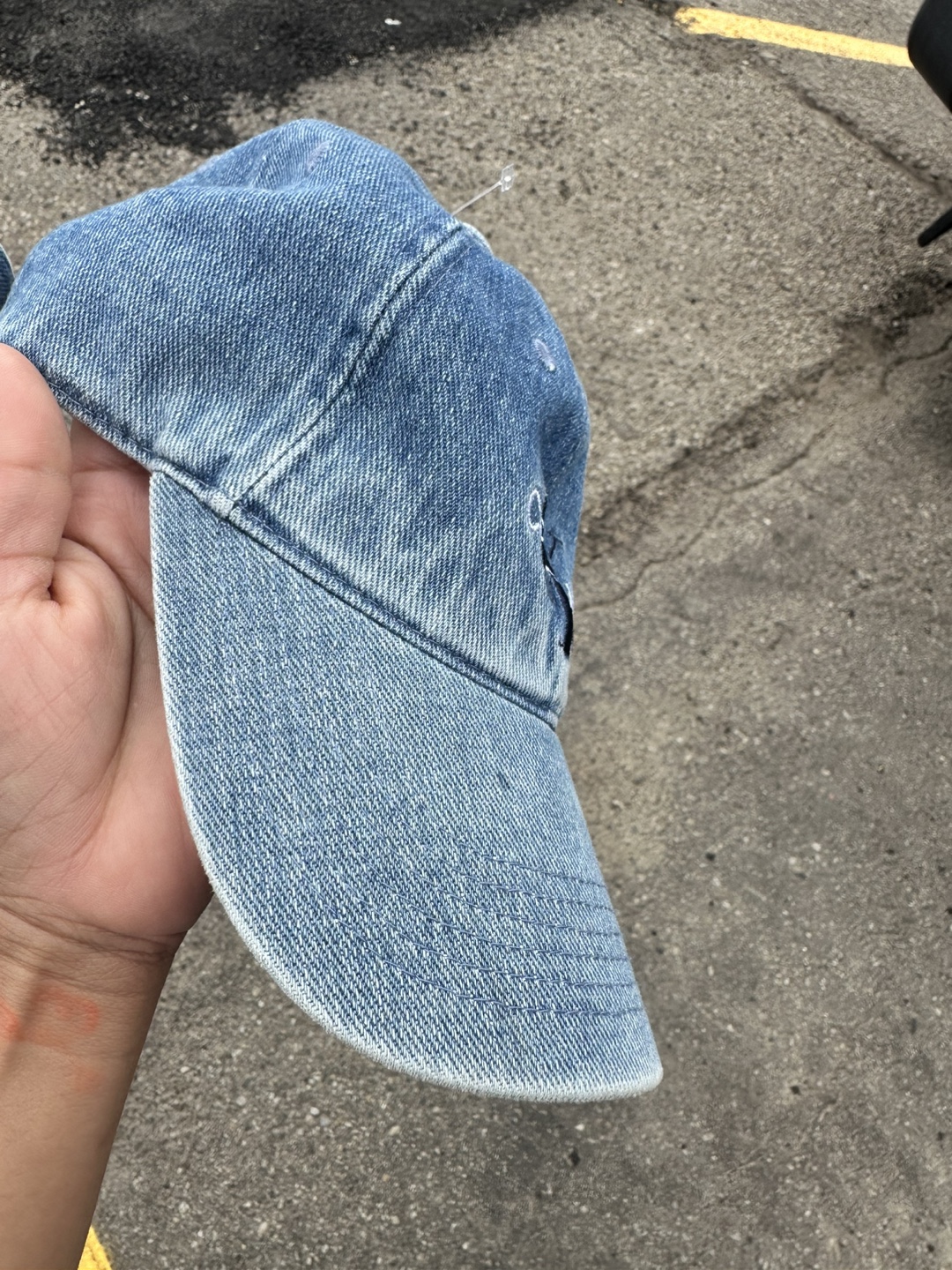 Calvin Klein Jeans Denim Baseball Cap - One Size - photo 4