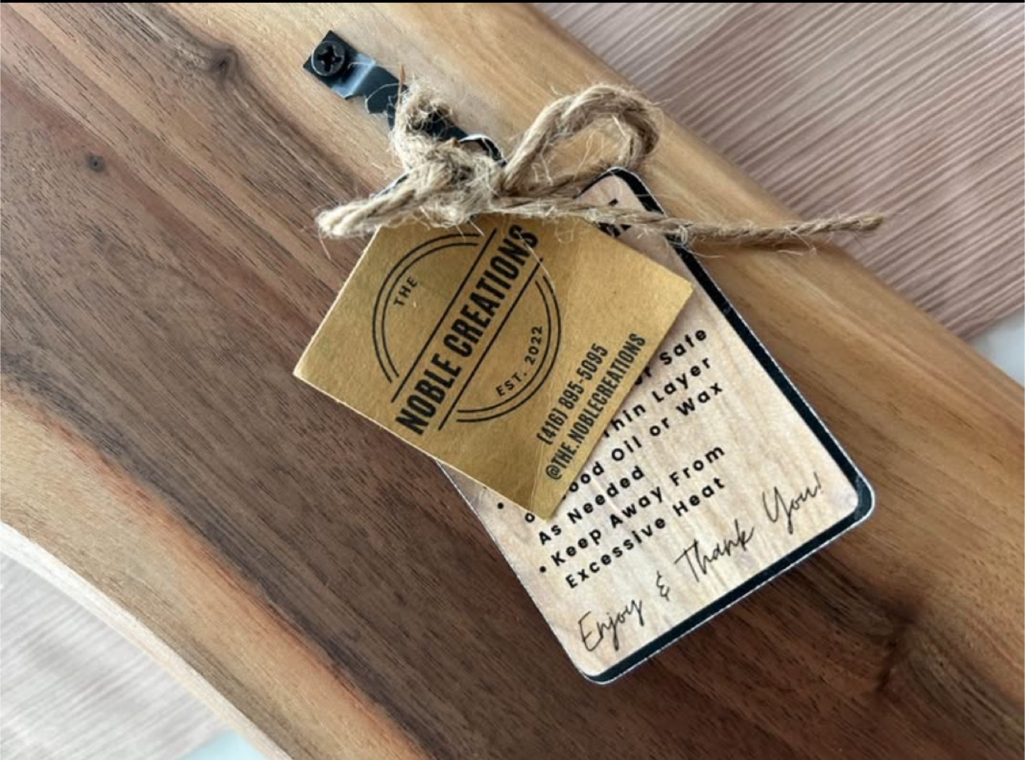 Noble Creations Stocking Hanger