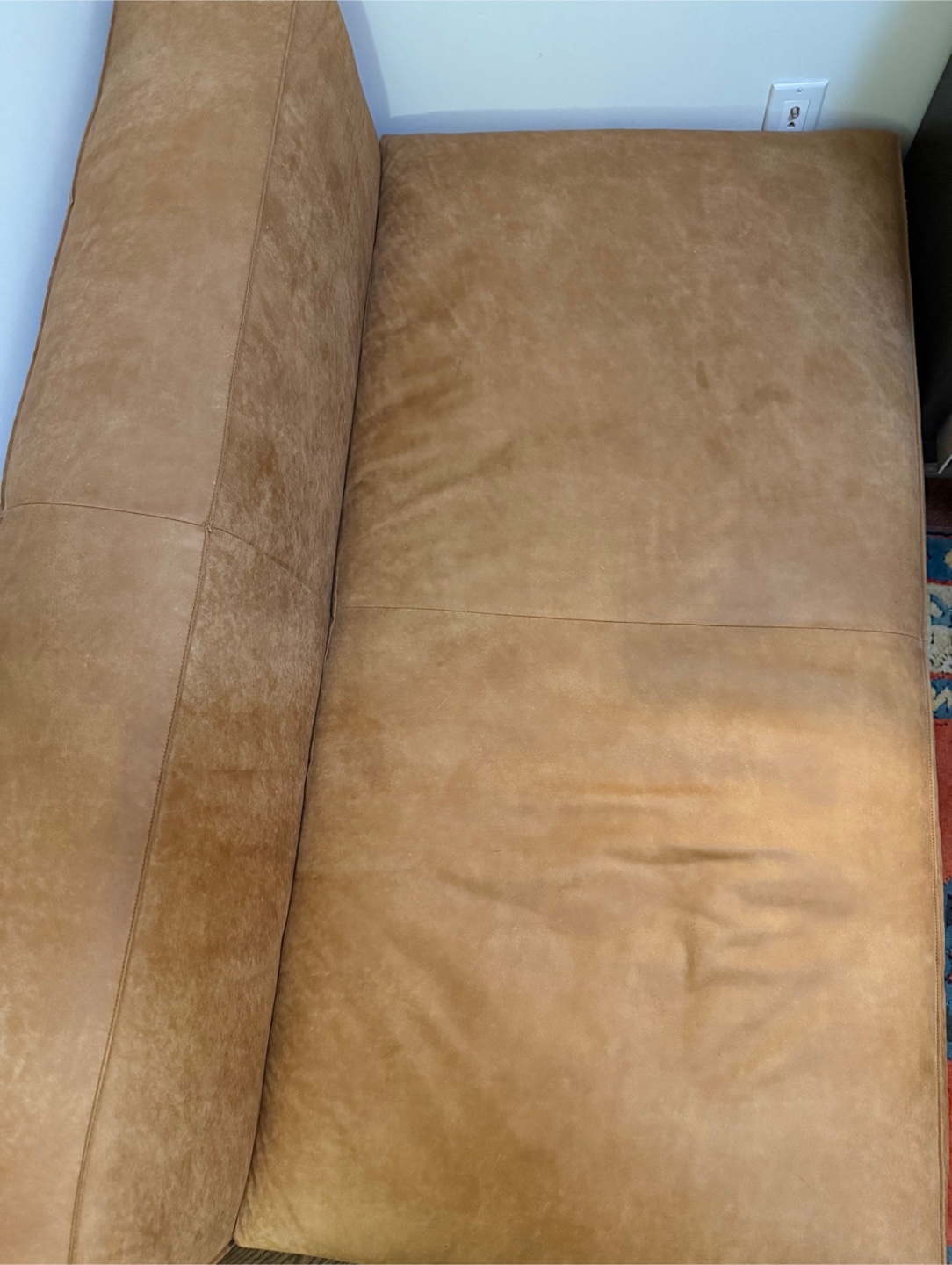 Article Cigar 56” Leather Loveseat – Rawhide Tan - photo 3