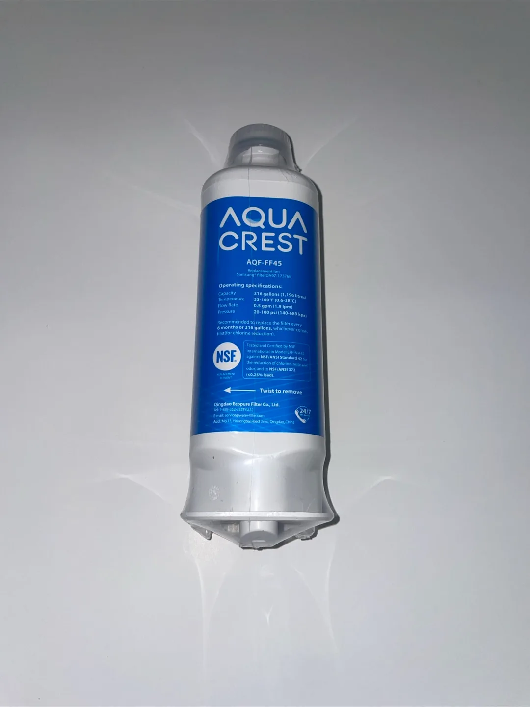 Aqua Crest AQF-FF45 Water Filter - New thumbnail