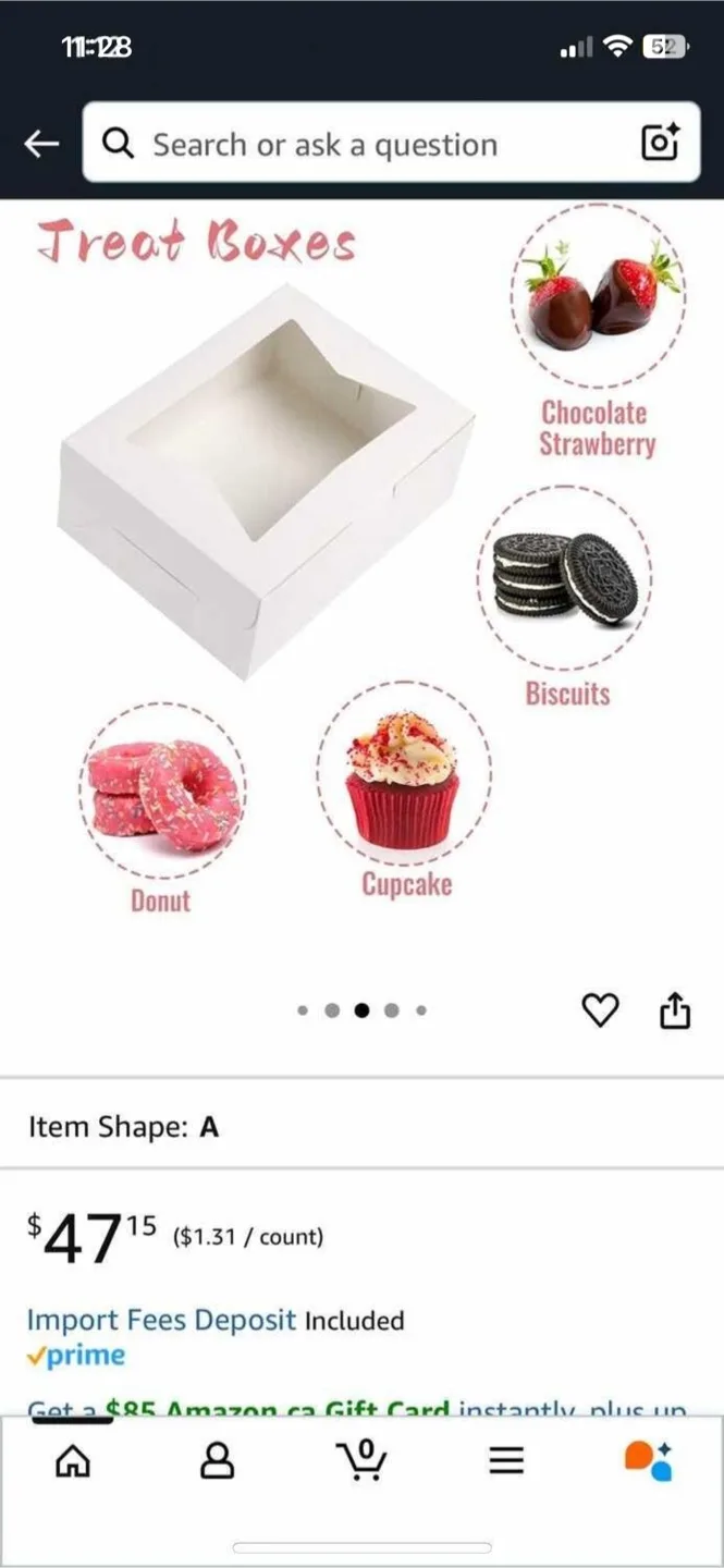 NEW! 36 PCS Treat Boxes - Cookies! image indicator(2)