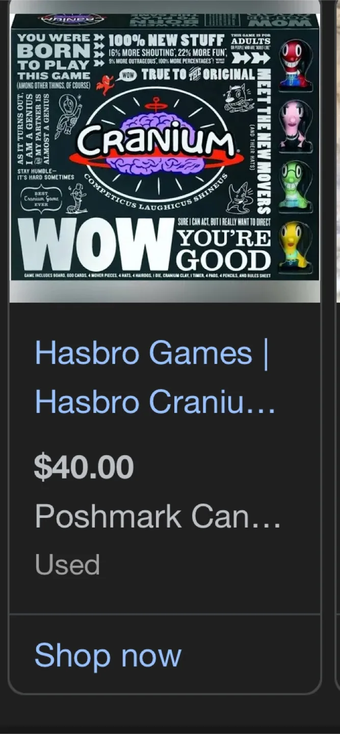 🧡 used Cranium WOW Board Game by Hasbro