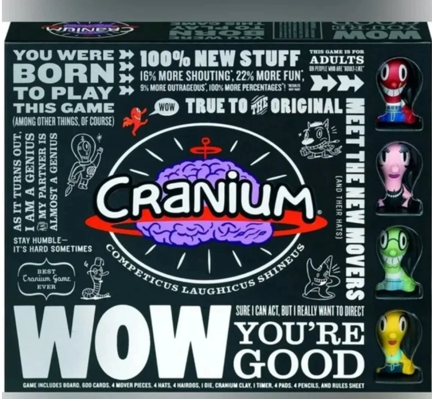 🧡 used Cranium WOW Board Game by Hasbro image indicator(6)