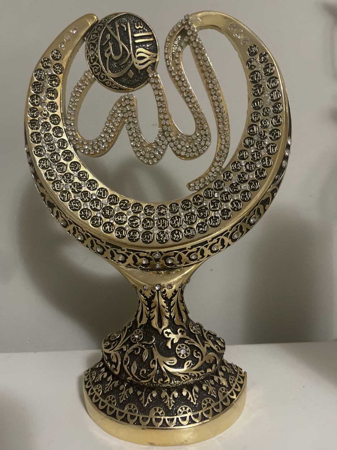 Gold Islamic Tabletop Decor