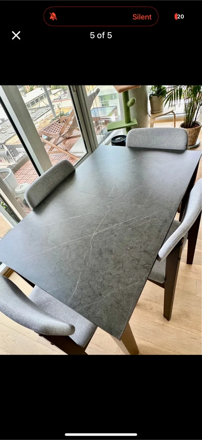 Dining Table with 4 Chairs - Structube image indicator(6)