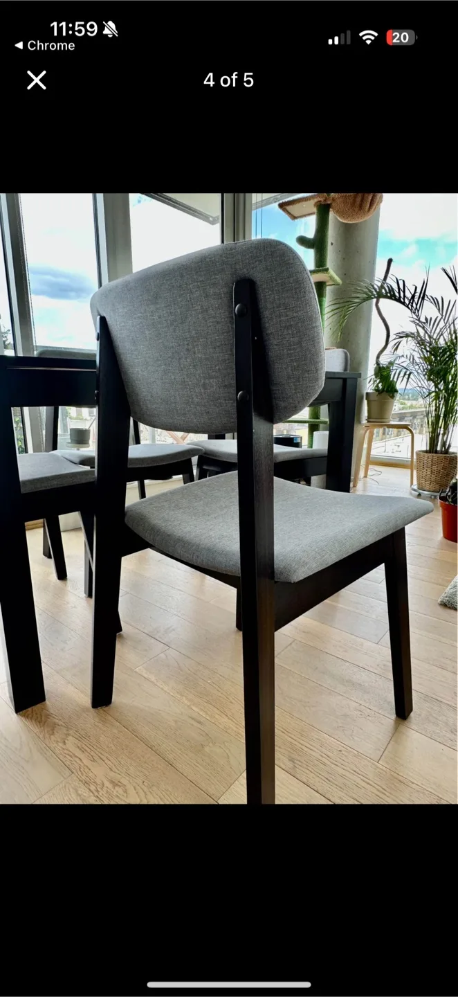 Dining Table with 4 Chairs - Structube image indicator(5)