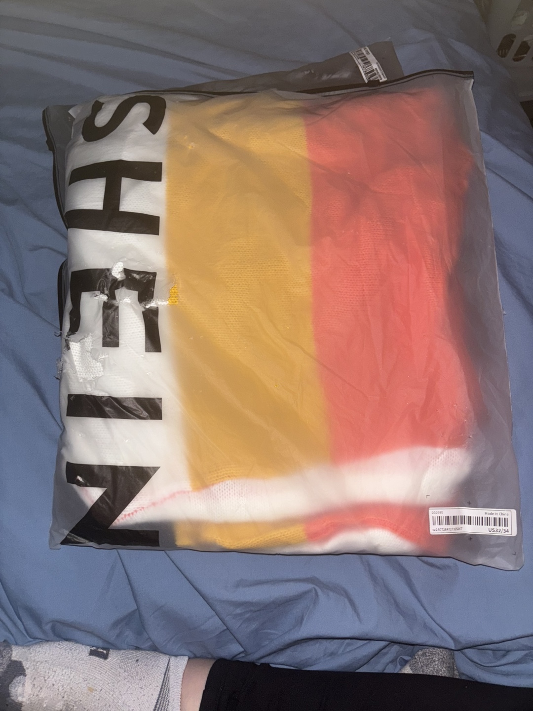 Shein Curve+ Colour Block Cardigan - US 32/34 - photo 2