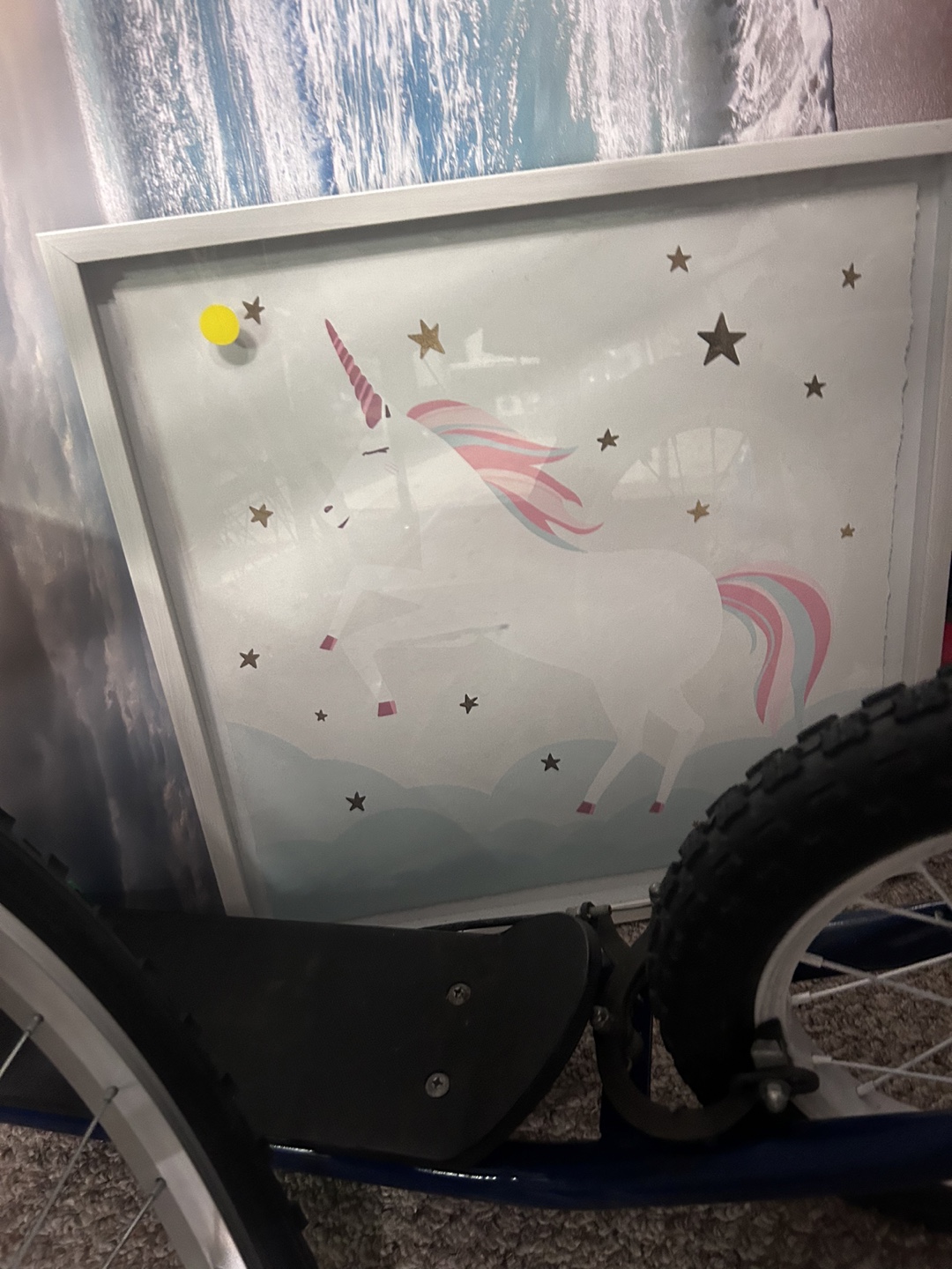 Unicorn Wall Art - 18x18 inch