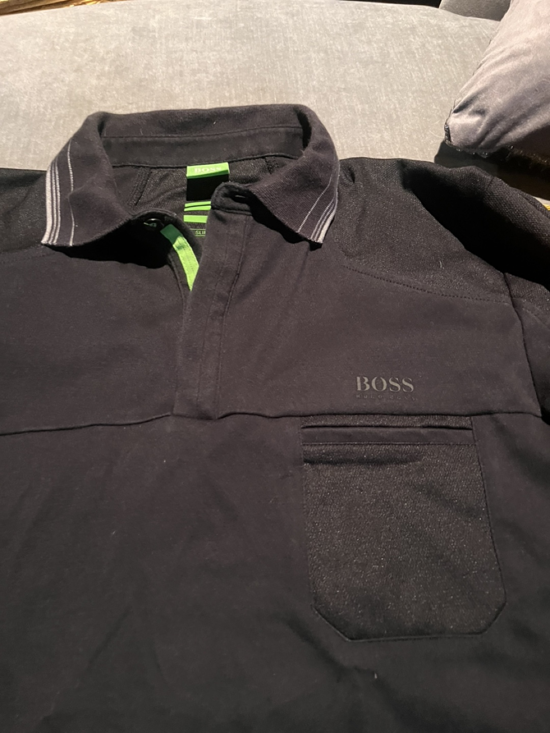 BOSS Black Slim Fit Polo Shirt - photo 2