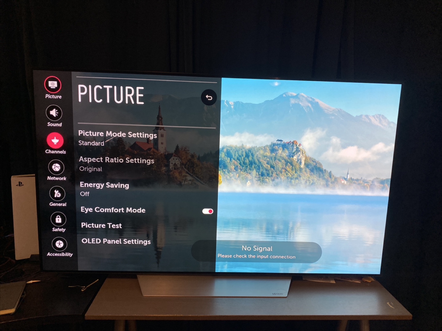 LG OLED65C7P 65" OLED TV with Home Depot box - photo 2