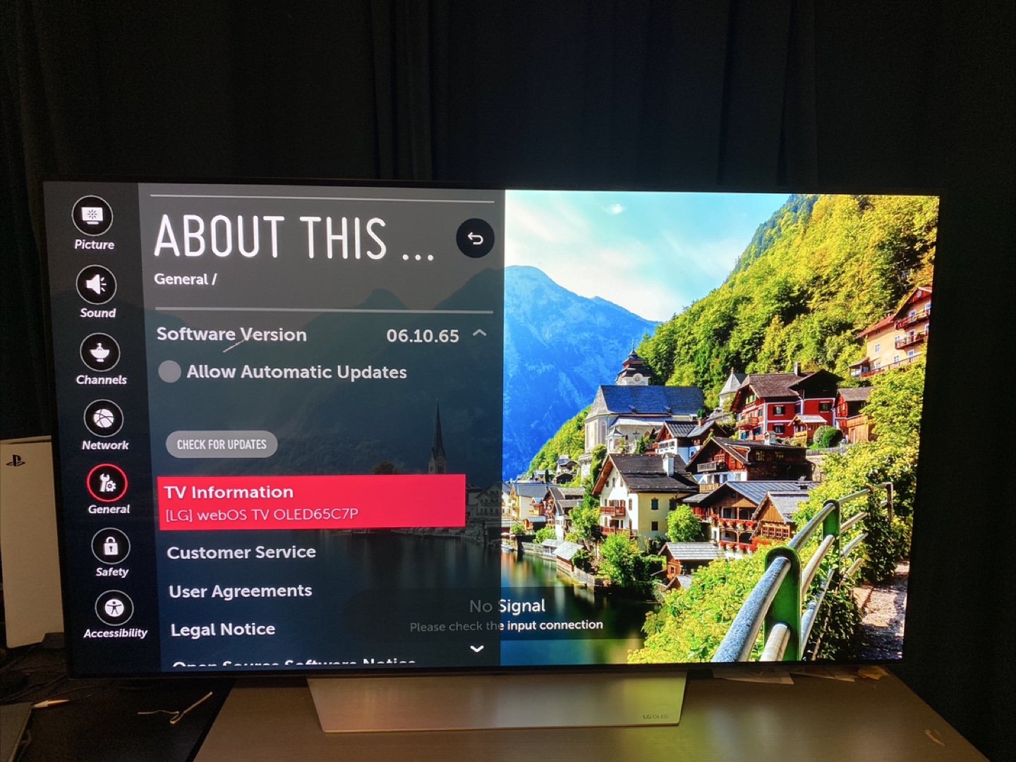 LG OLED65C7P 65" OLED TV with Home Depot box - photo 3