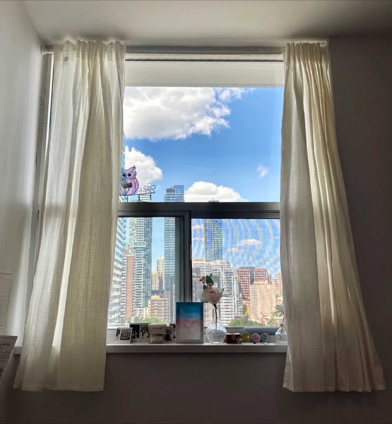 IKEA Curtains with adjustable rod thumbnail