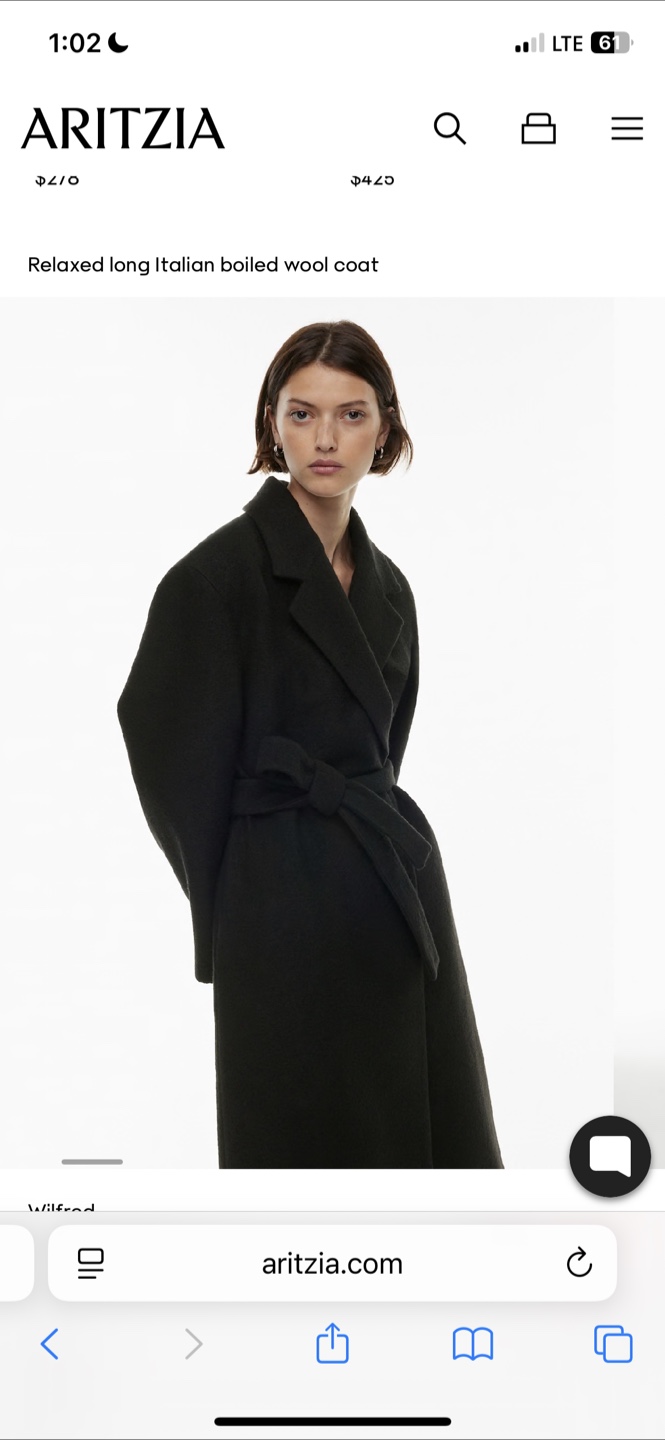 Aritzia Wilfred Wool Coat - photo 2