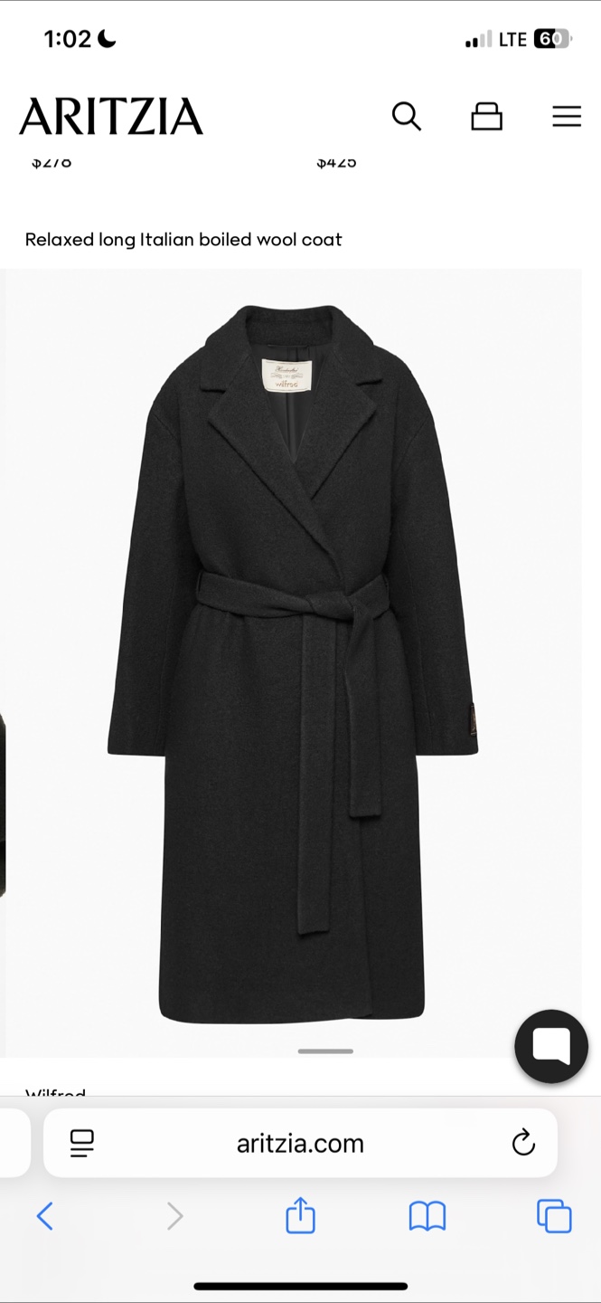 Aritzia Wilfred Wool Coat - photo 3