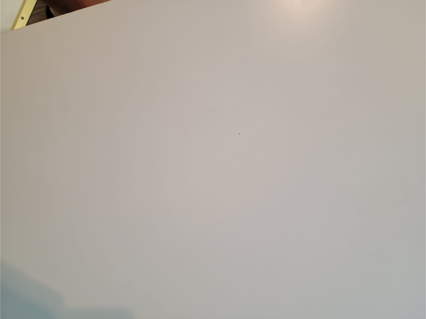 White Square Coffee Table with Wheels - photo 5