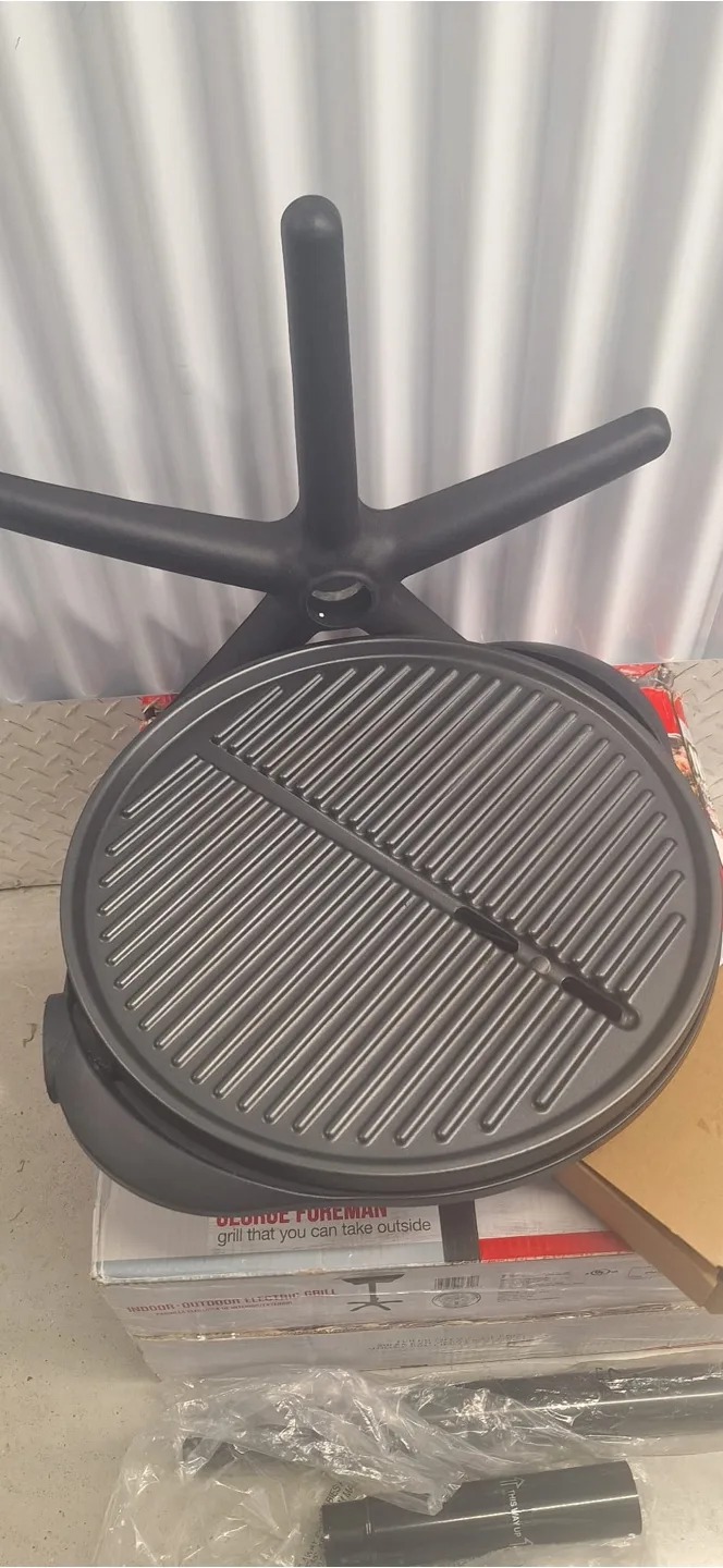 George Foreman GGR50B Indoor/Outdoor Grill electric image indicator(7)