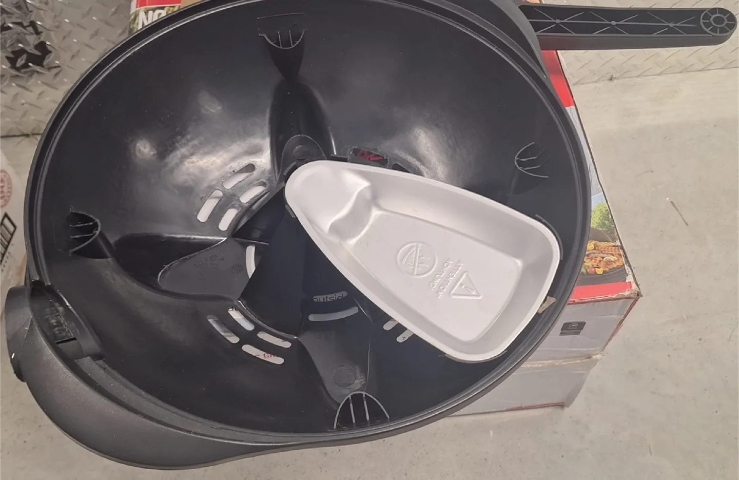 George Foreman GGR50B Indoor/Outdoor Grill electric image indicator(8)